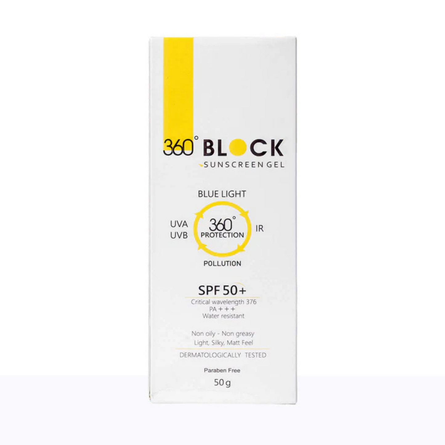 360 Block Sunscreen Gel SPF 50+ | 50g