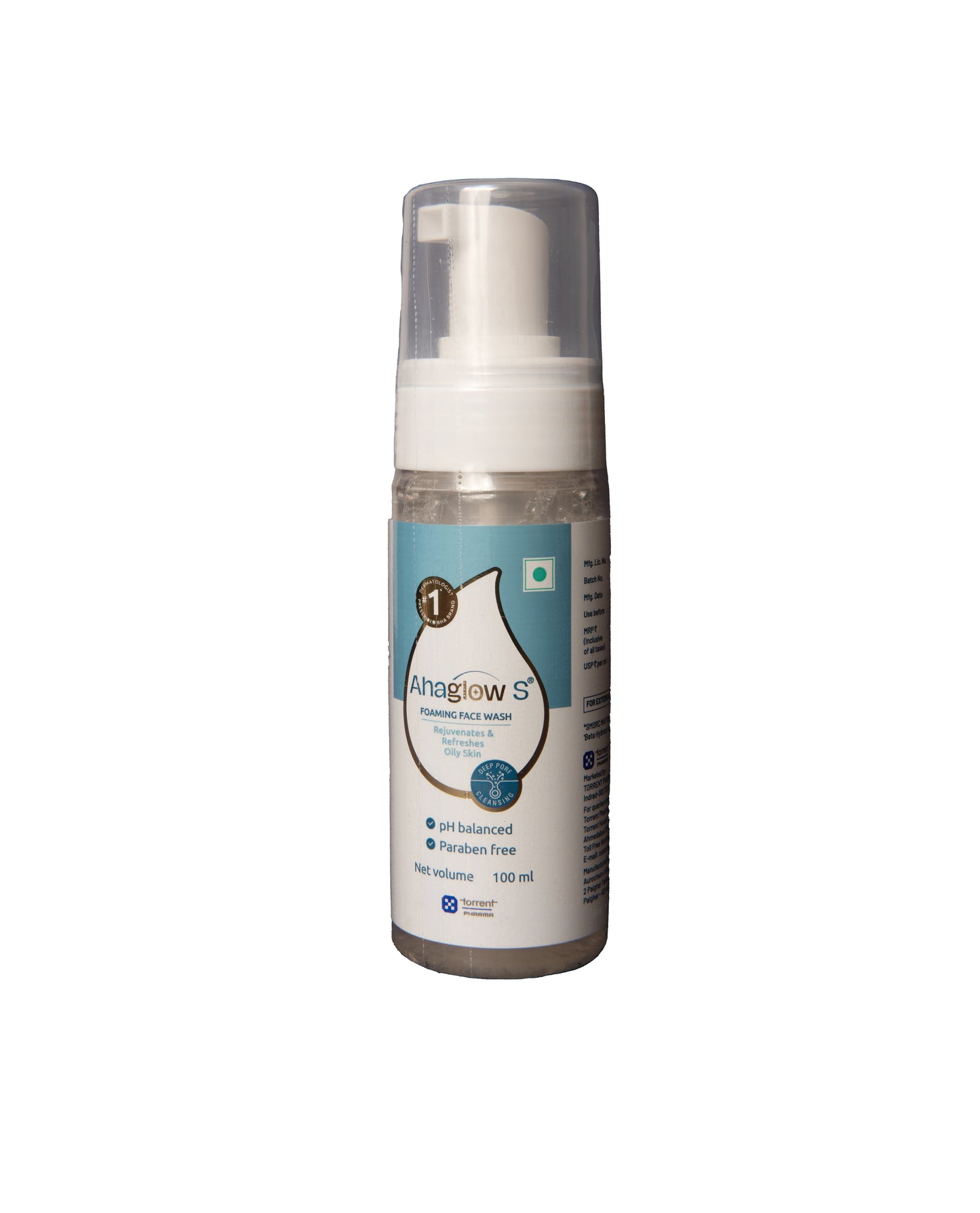 Ahaglow S Foaming Face Wash