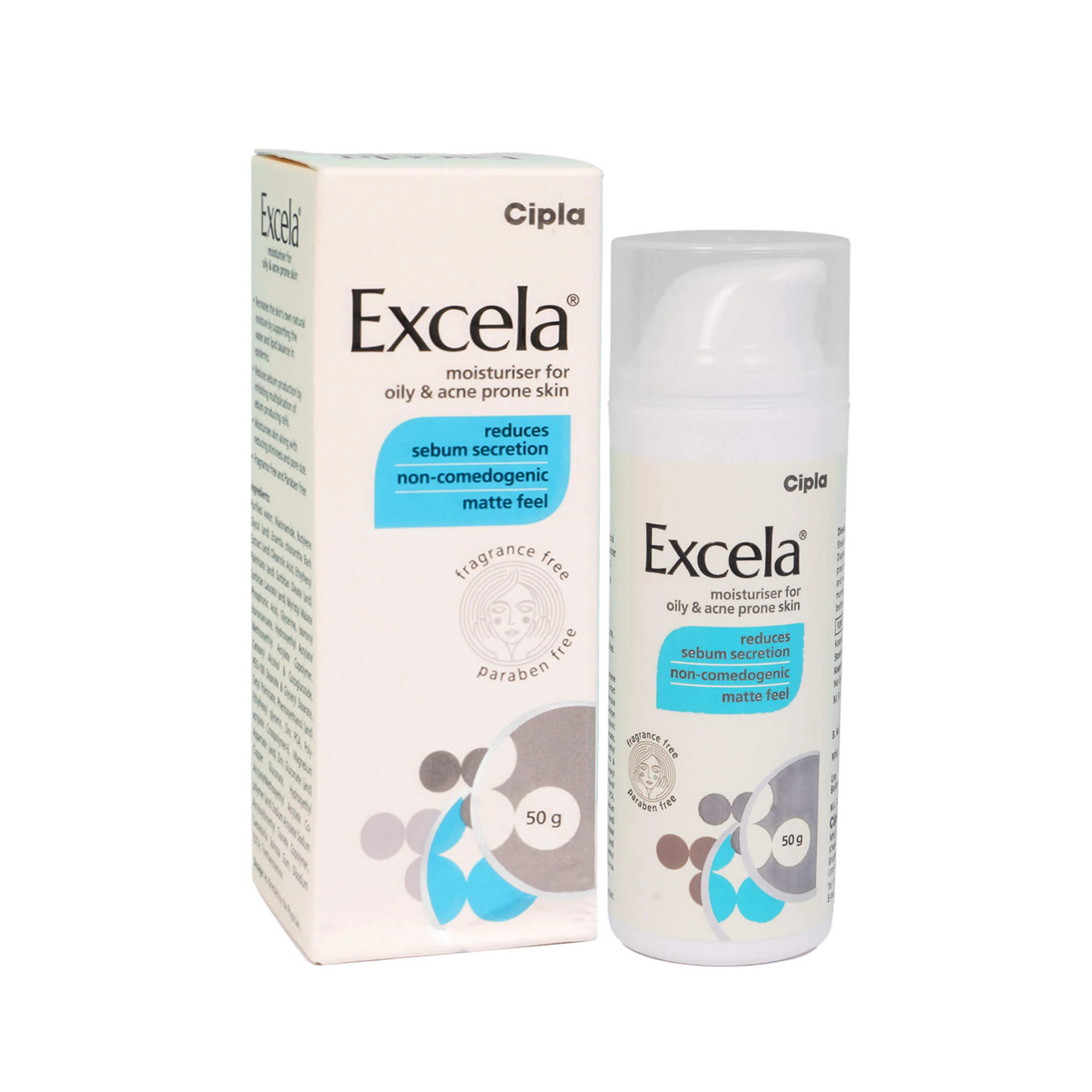 Excela Moisturiser for Oily & Acne Prone Skin | 50g