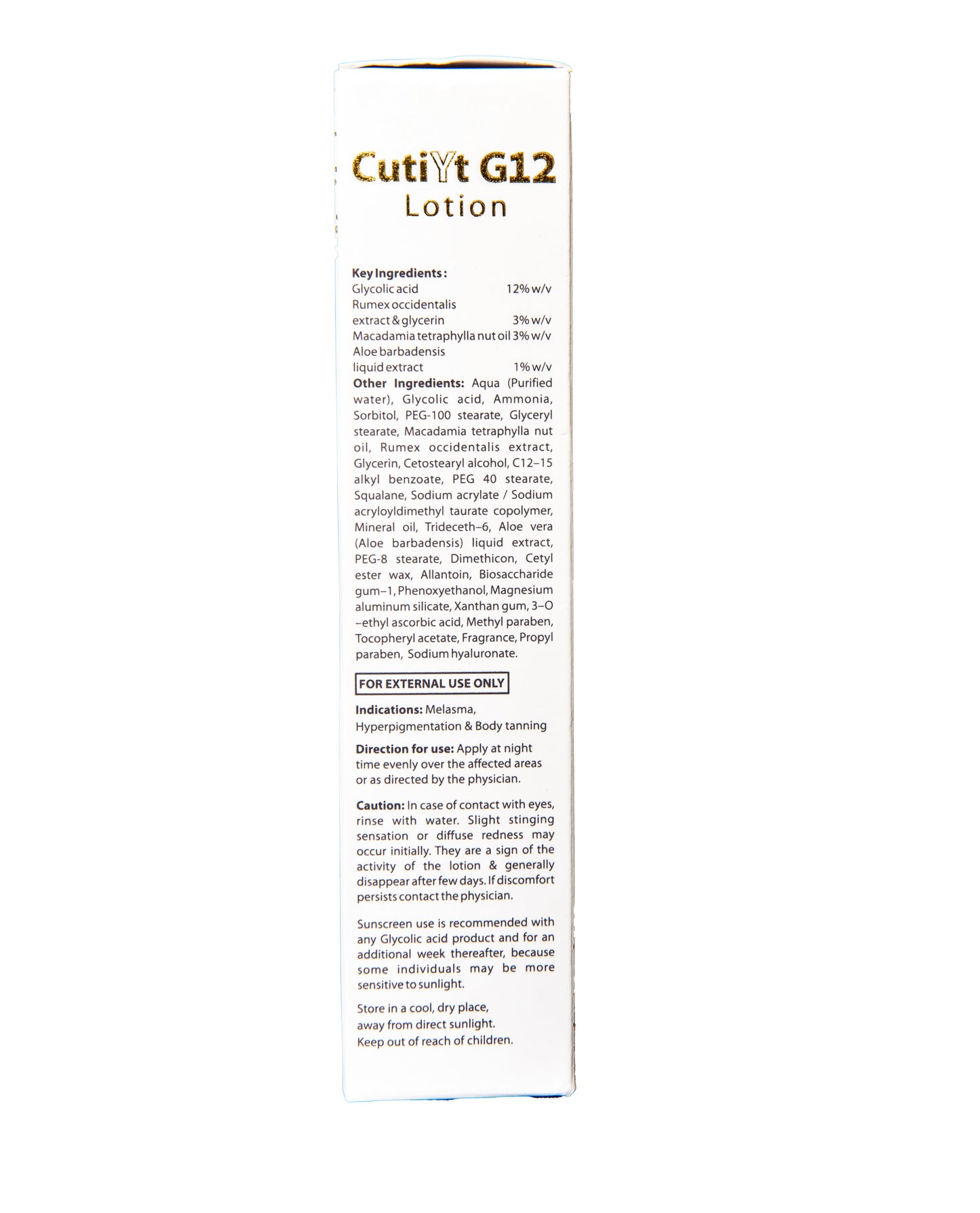 Cutiyt G12 Lotion | 50ml