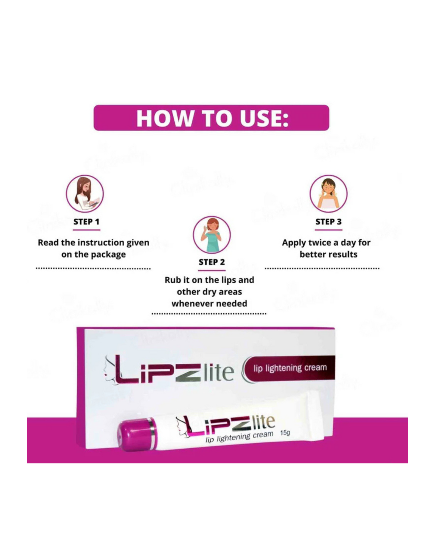 Lipzlite Lip Lightening Cream | 15g