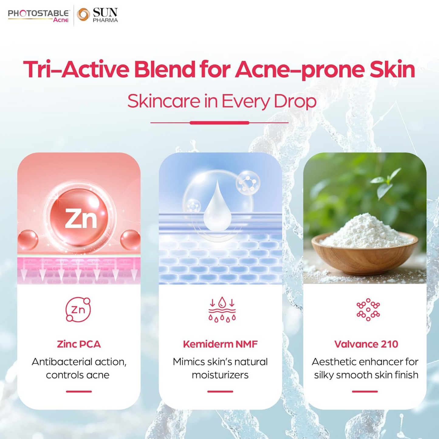 Photostable Acne Sunscreen Gel SPF 55+ PA+++ | 50g