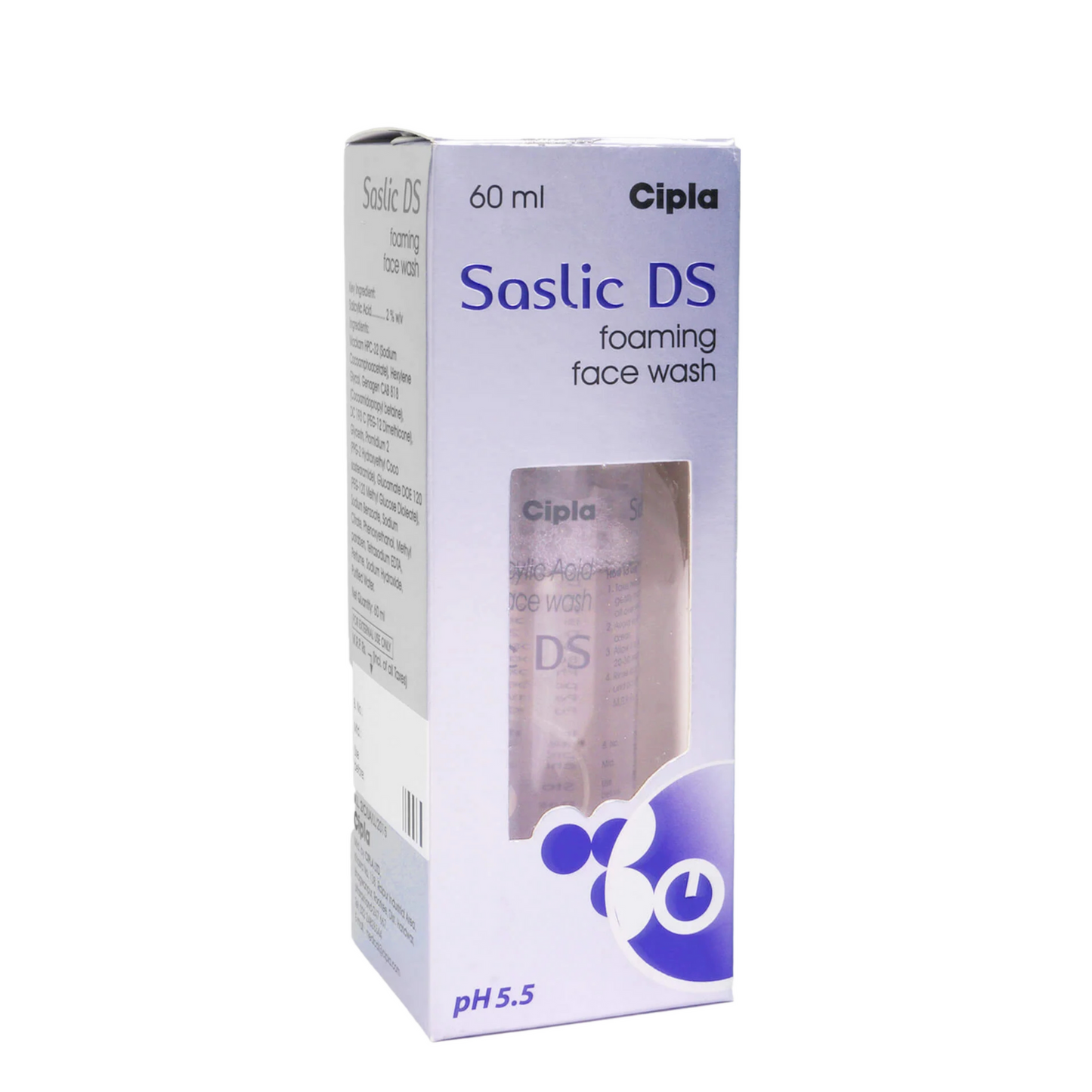 Saslic DS Foaming Face Wash | 60ml