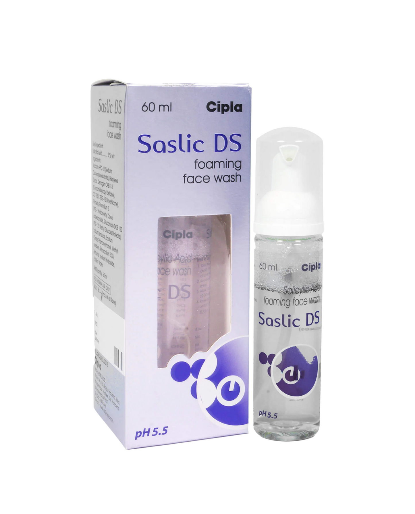Saslic DS Foaming Face Wash