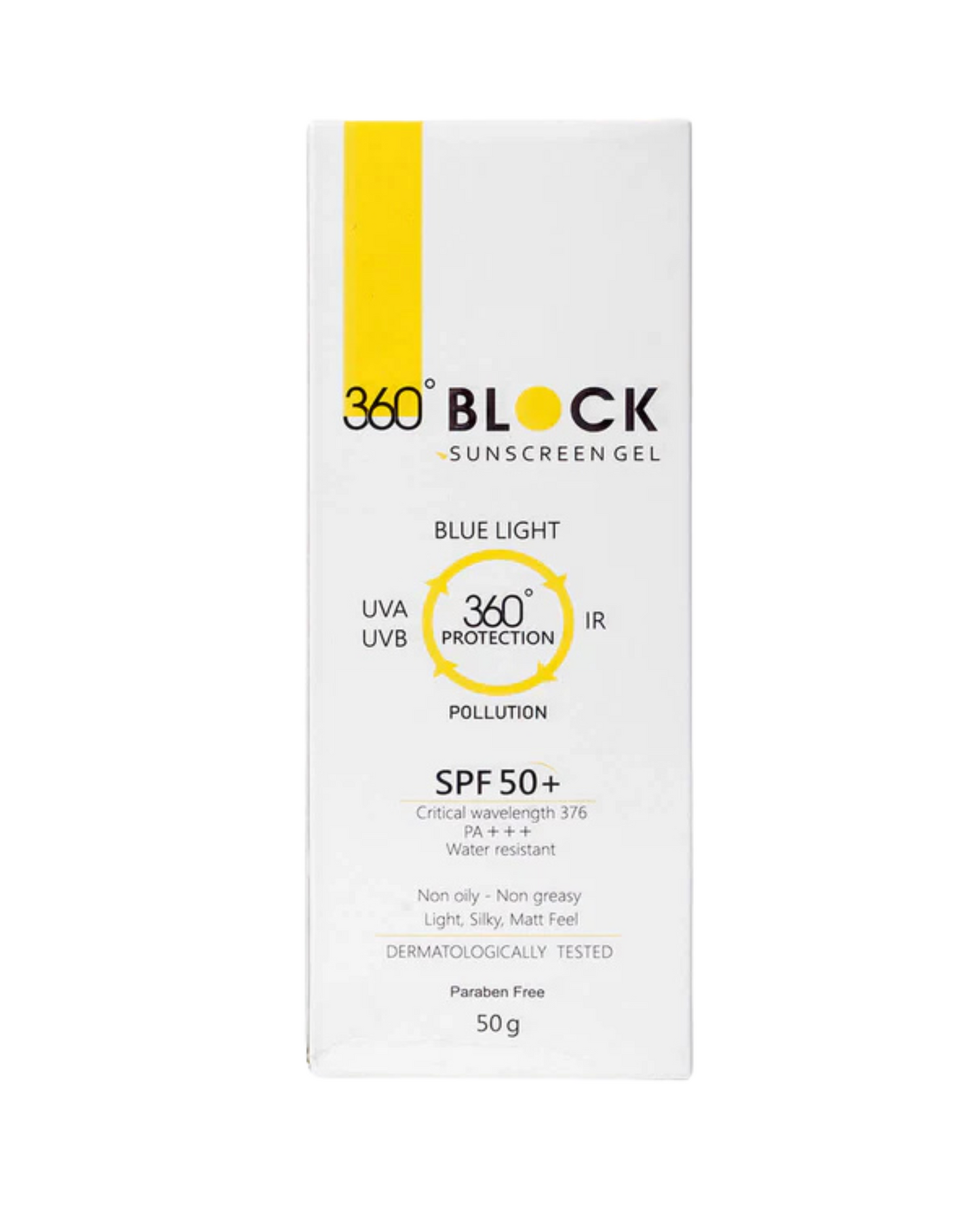 360 Block Sunscreen Gel SPF 50+