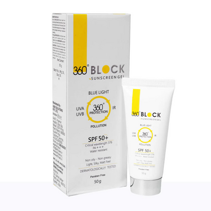 360 Block Sunscreen Gel SPF 50+ | 50g