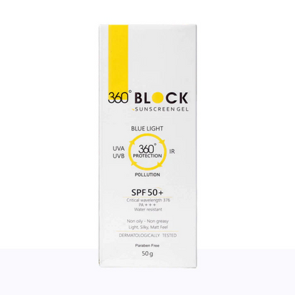 360 Block Sunscreen Gel SPF 50+ | 50g
