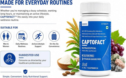 Captofact Nutraceutical Tablet For Adults | 30's