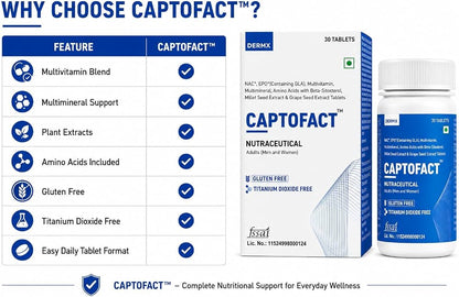 Captofact Nutraceutical Tablet For Adults | 30's