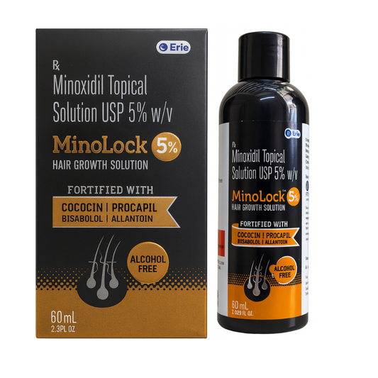 MinoLock 5% Hair Growth Solution 60 Ml