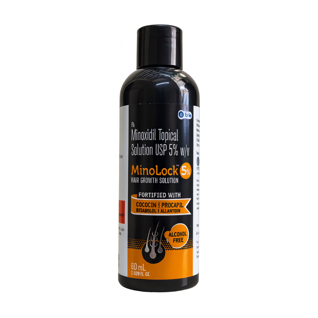 MinoLock 5% Hair Growth Solution 60 Ml