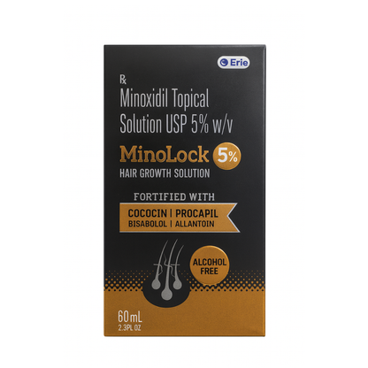 MinoLock 5% Hair Growth Solution 60 Ml