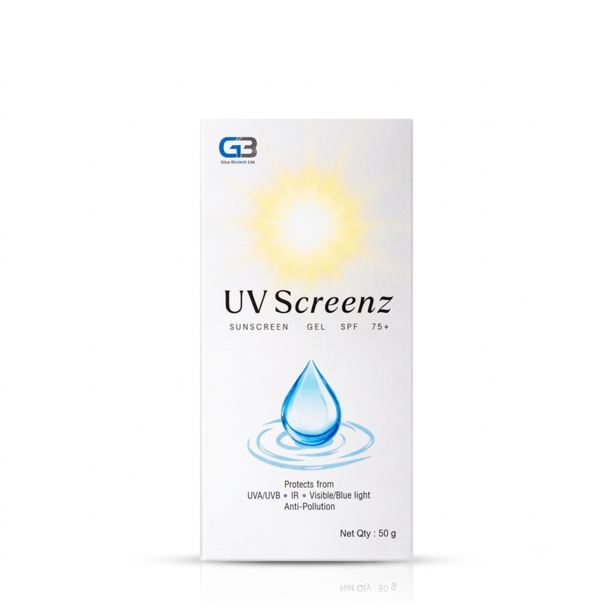 UV Screenz Sunscreen Gel SPF 75+ | 50 g