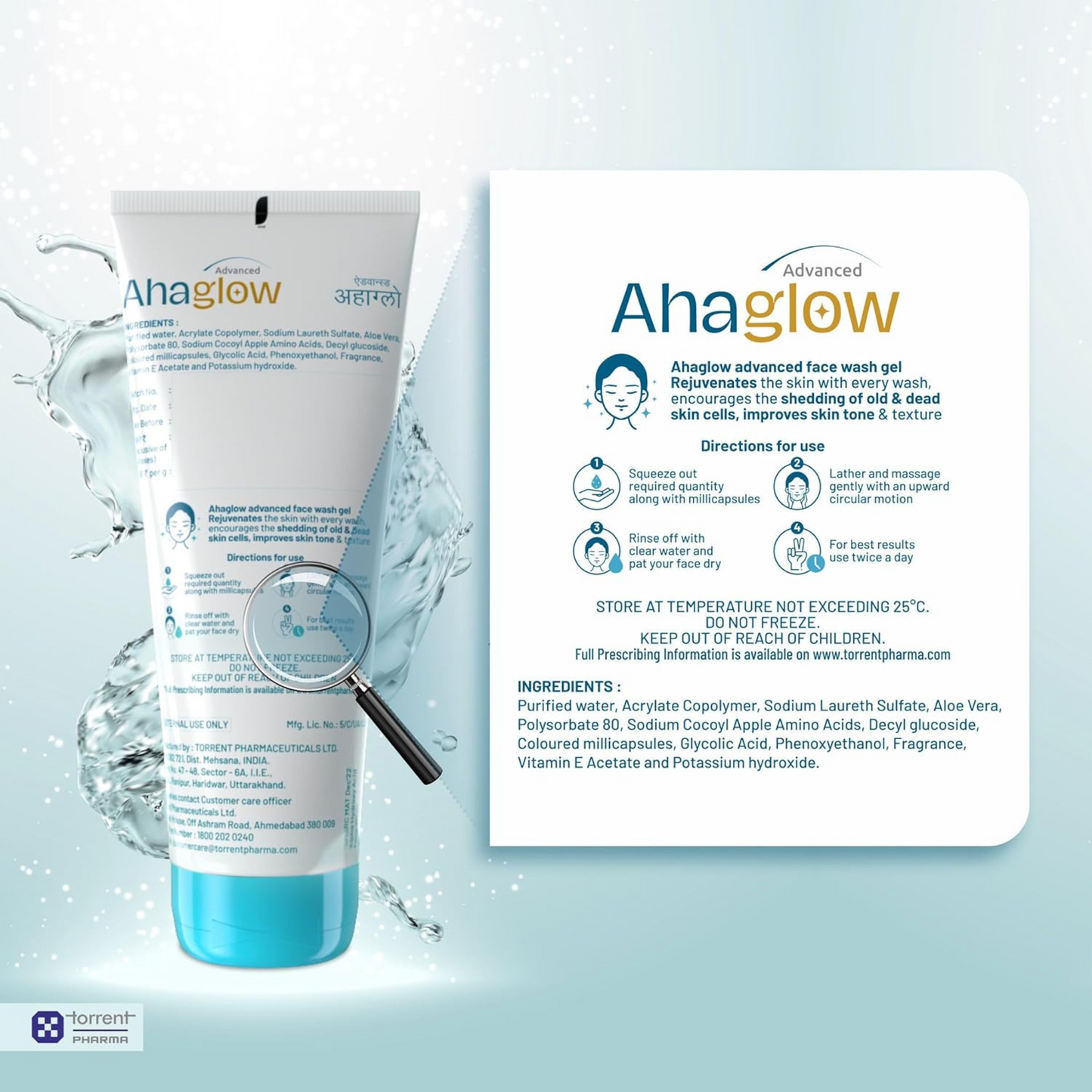 Ahaglow Advanced Face Wash | 200g