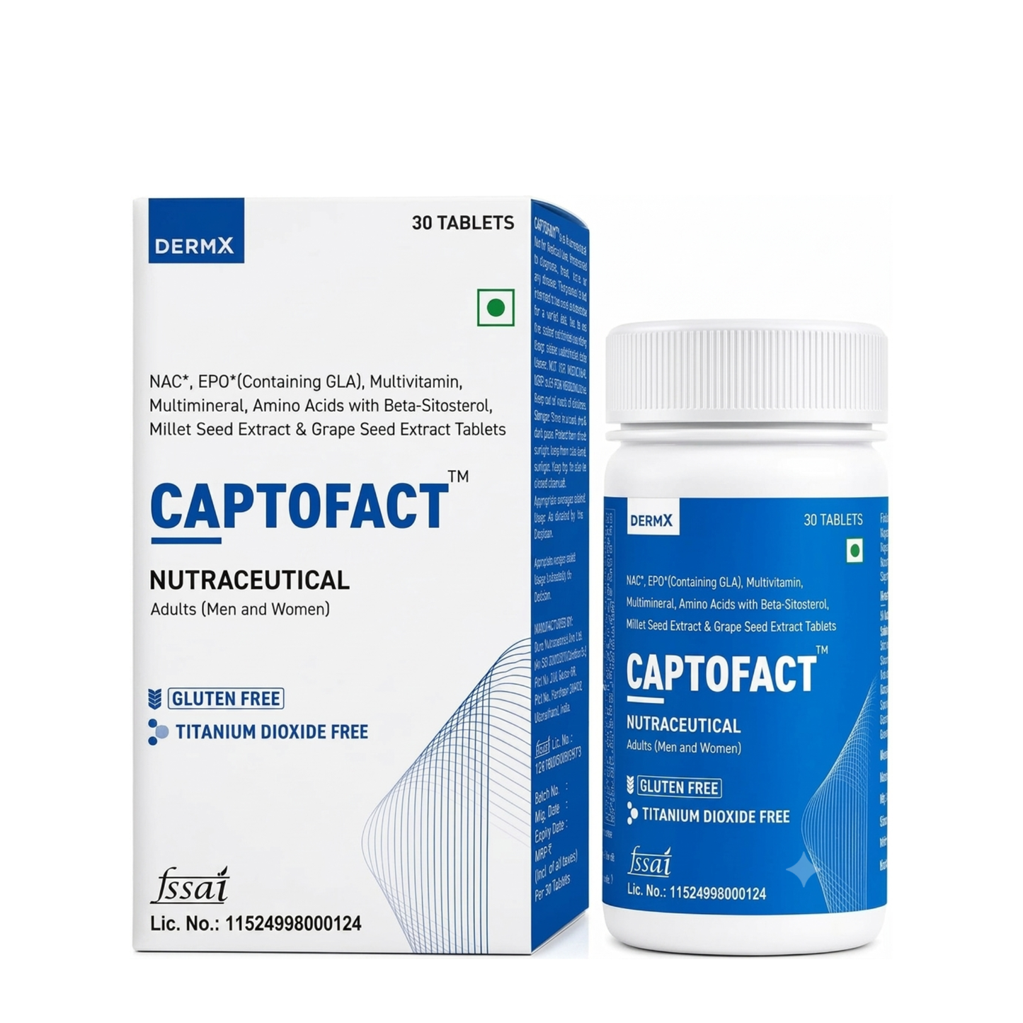 Captofact Nutraceutical Tablet For Adults | 30's