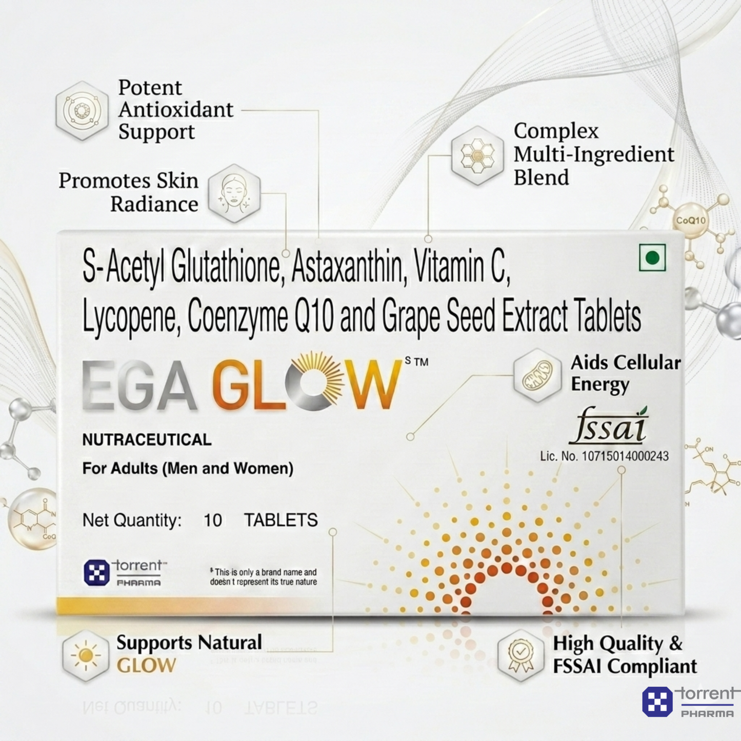 Ega Glow Nutraceutical Tablet 10's