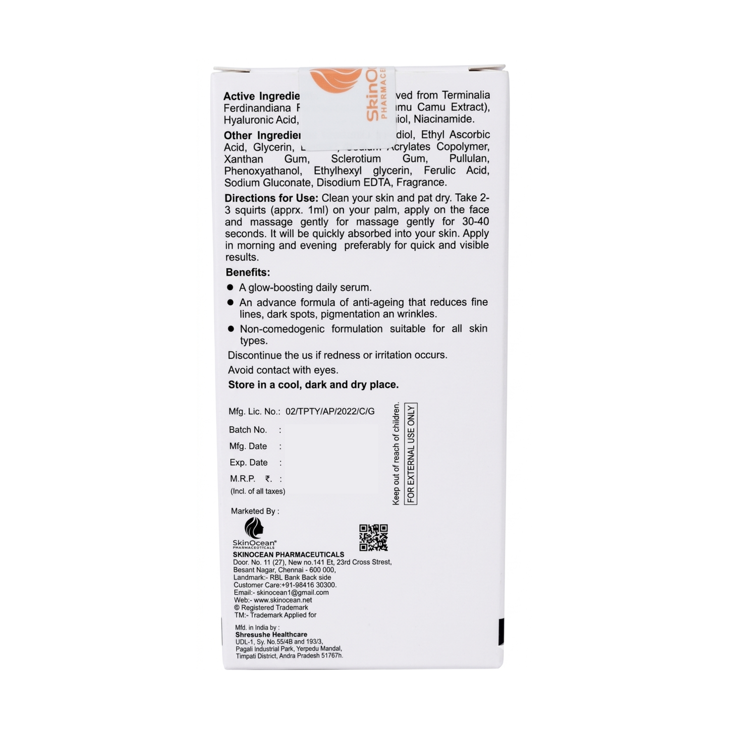 SkinOcean Fairsome Vitamin C Face Serum | 30ml