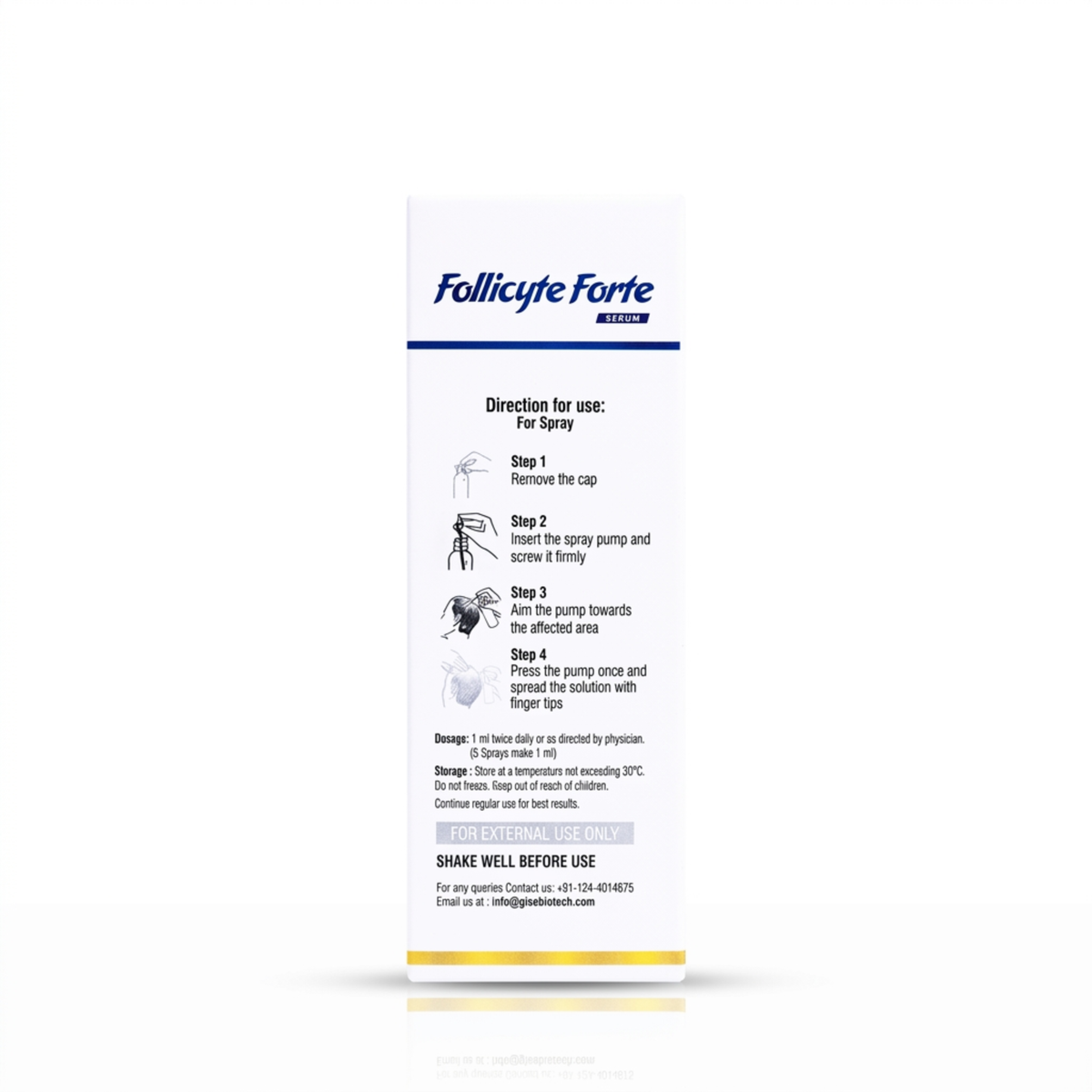 Follicyte Forte Hair Growth Serum | 60 ml