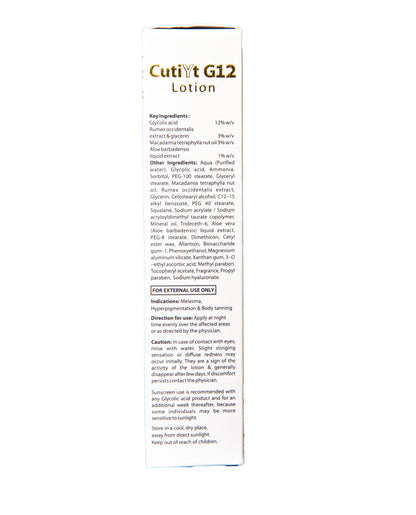 Cutiyt G12 Lotion | 50ml