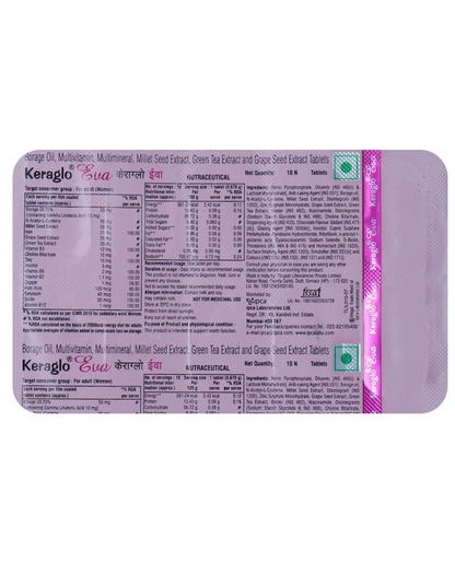 Keraglo Eva Tablet 10's