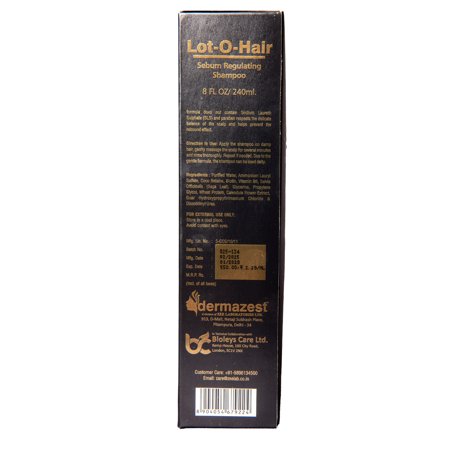 Lot O Hair Sebum Regulating Shampoo | 240 ml