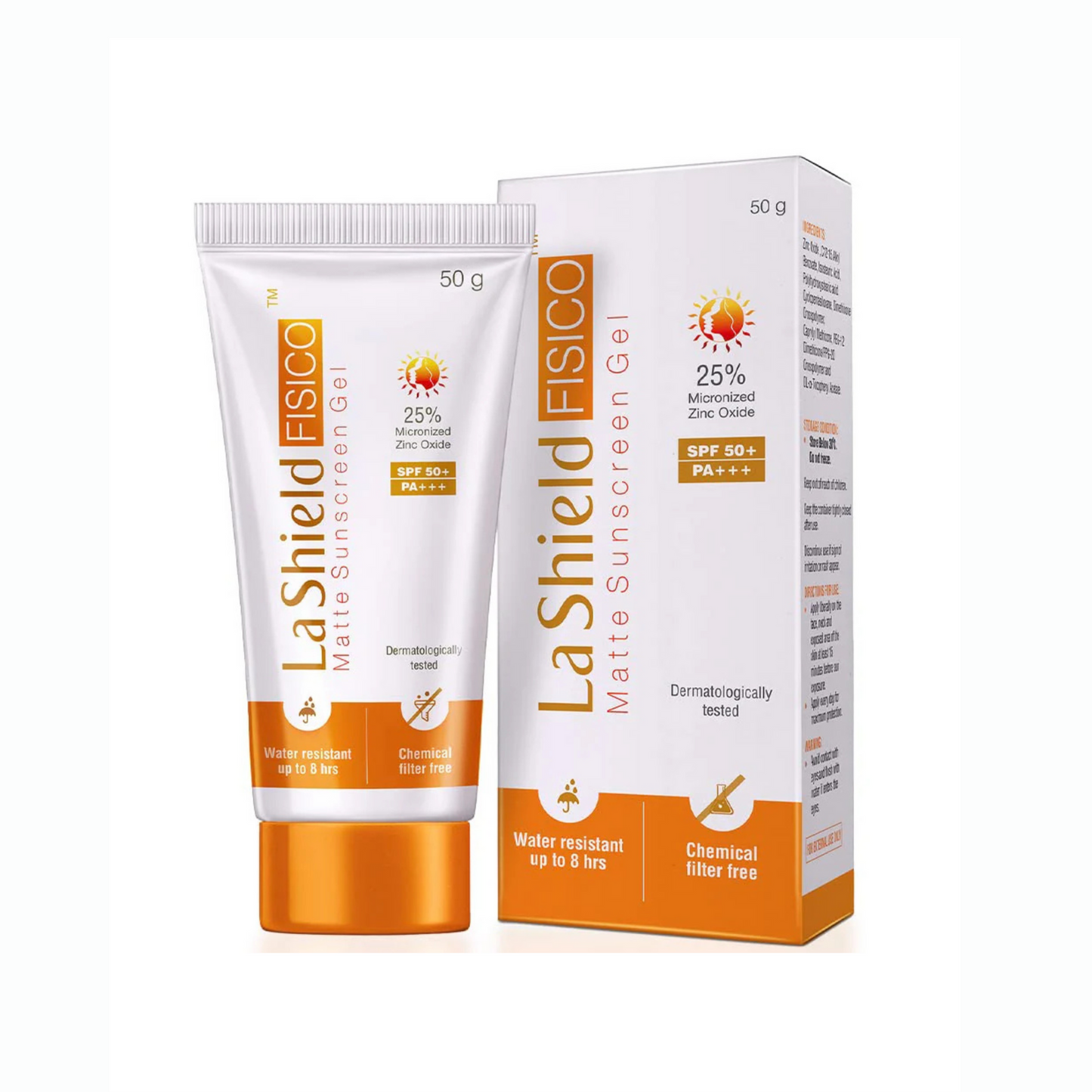 La Shield Fisico Matte Sunscreen Gel SPF 50+ PA+++ | 50g