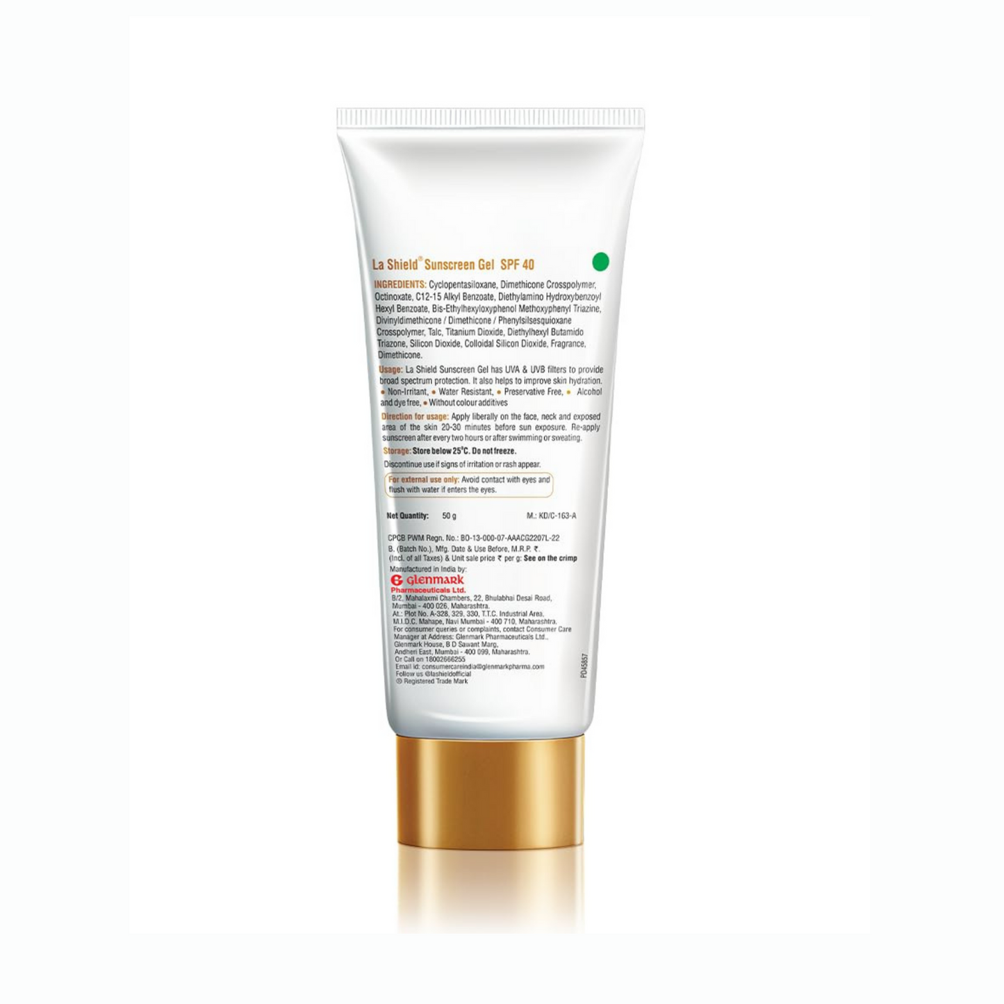 La Shield Sunscreen Gel SPF 40 | 50g