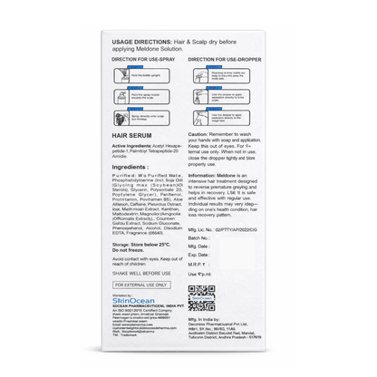 Meldone for Grey Hair Spray on Topical Solution 60 ml