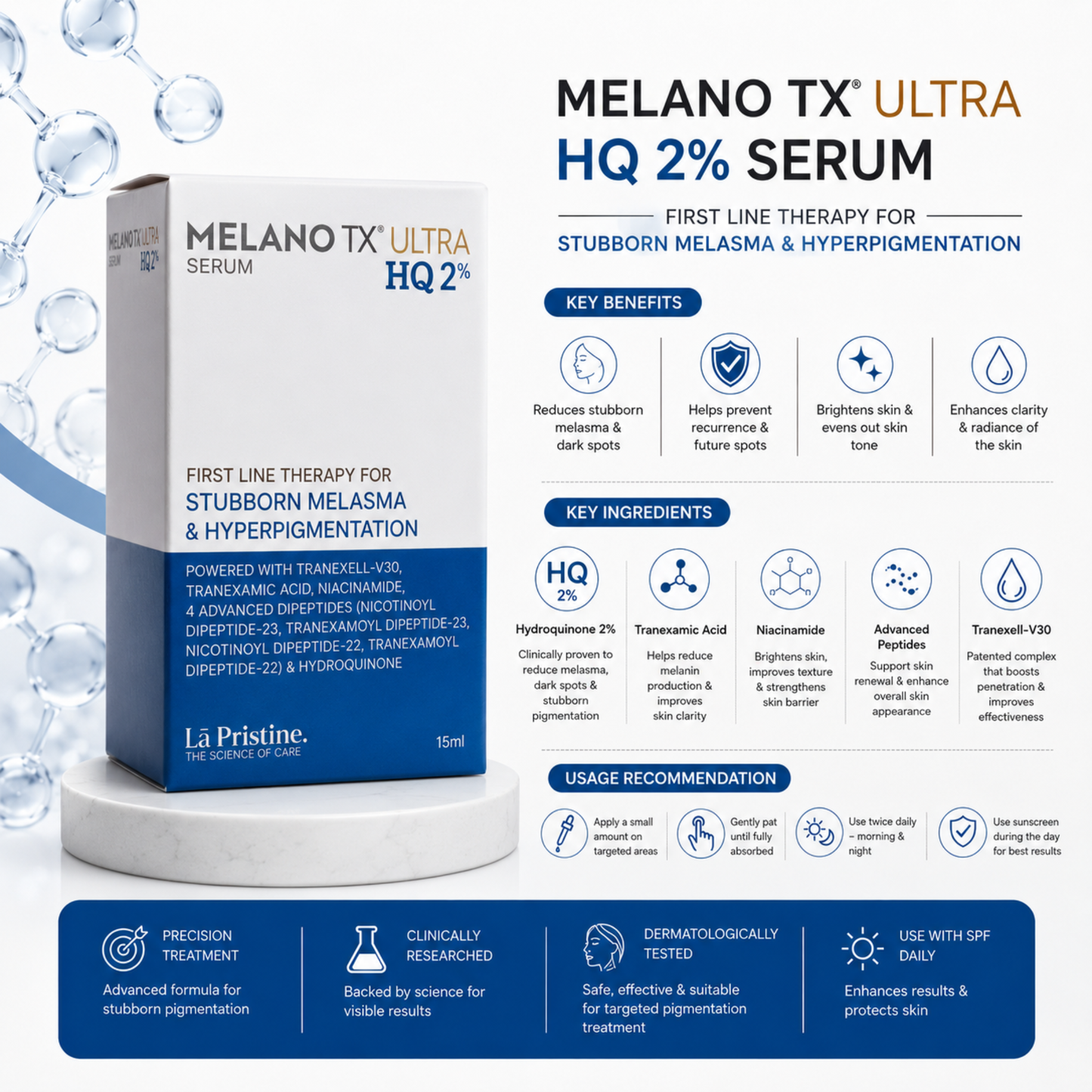 Melano TX Ultra HQ 2% Serum | 15 ml