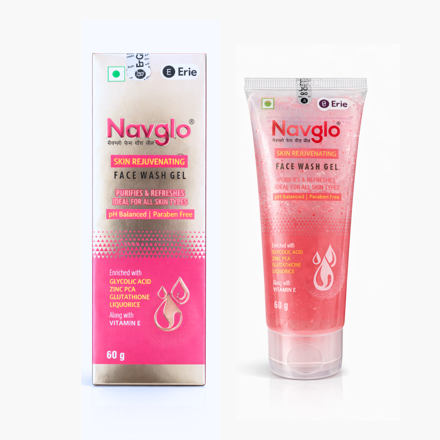 Navglo Skin Rejuvenating Face Wash Gel | pH Balanced | 60gm