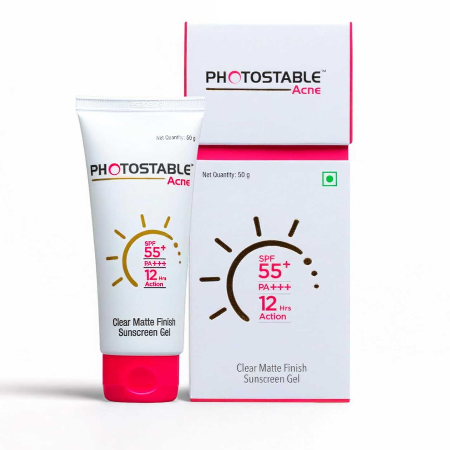 Photostable Acne Sunscreen Gel SPF 55+ PA+++ | 50g