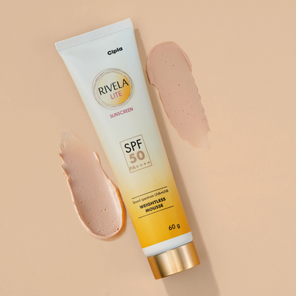 Rivela Lite Sunscreen SPF 50 PA++++ | 60g