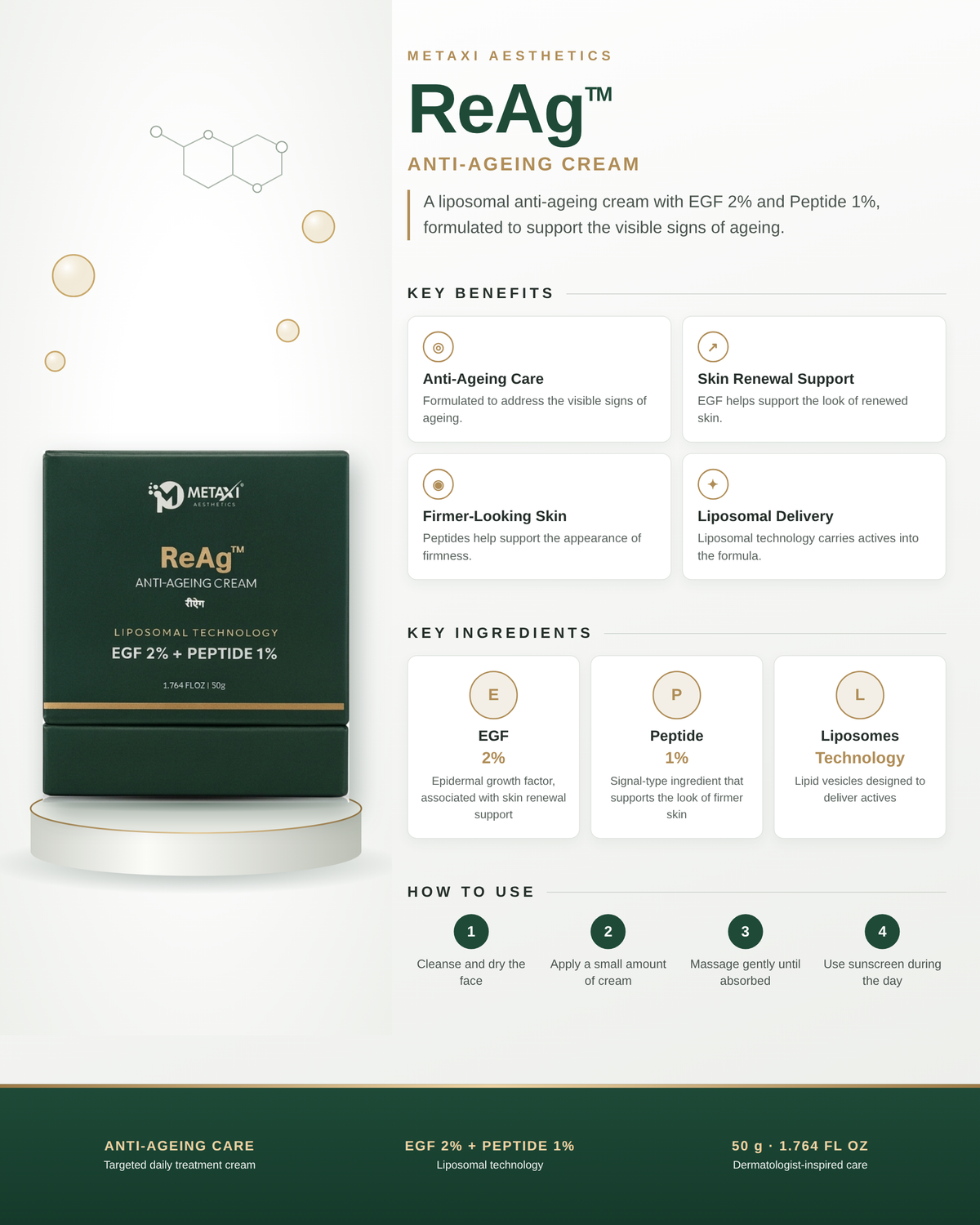 ReAg Anti-Ageing Cream | 50 g