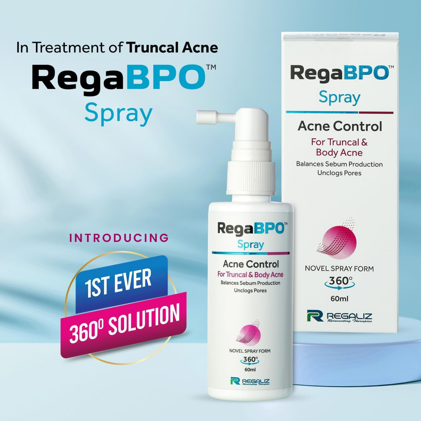 Rega-BPO Acne Control Body Spray | 2x60 ml