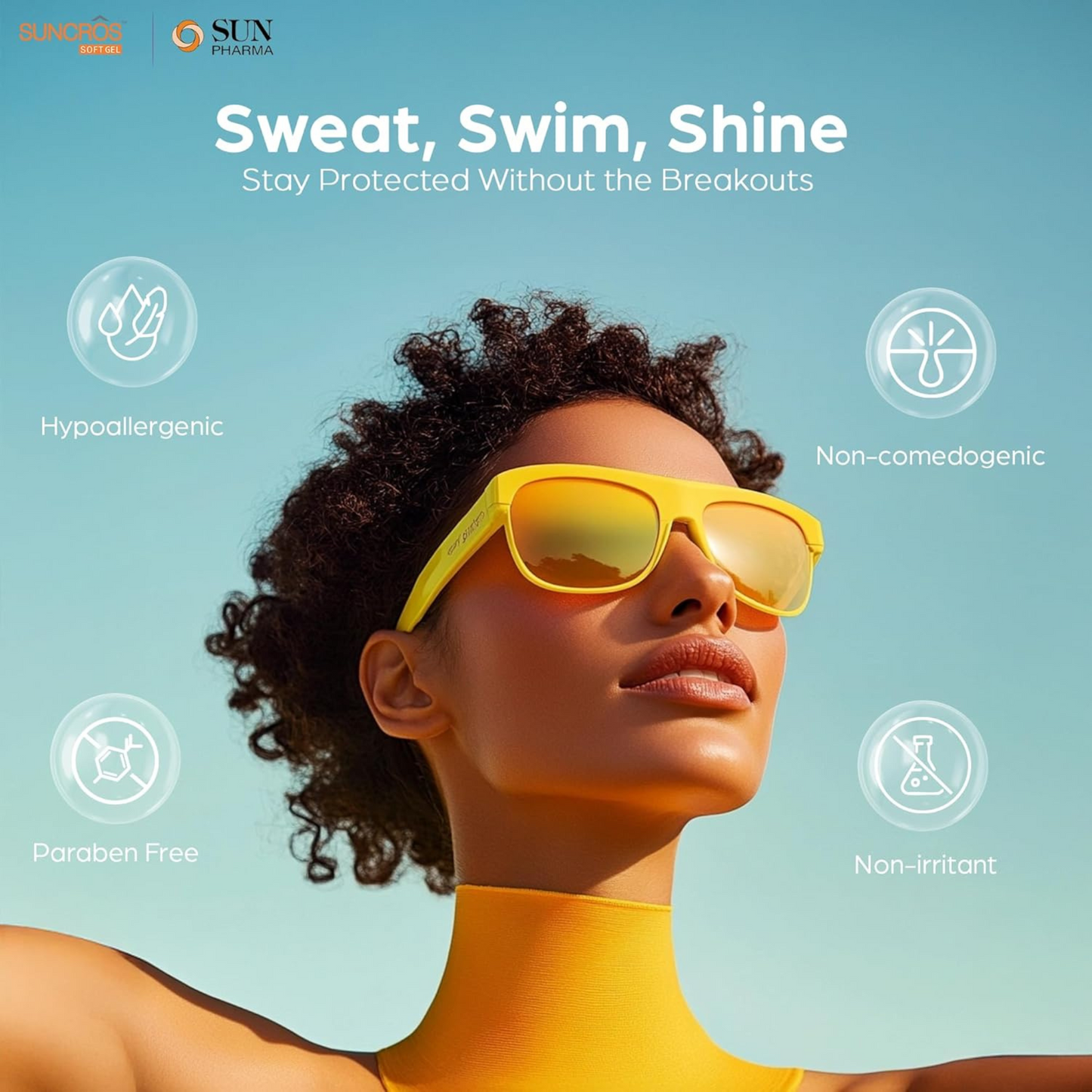 Suncros Matte Finish Sunscreen SPF 50+ | 50g