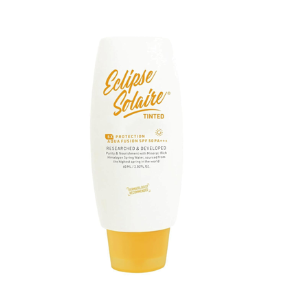 Yuderma Eclipse Solaire Tinted Aqua Fusion Sunscreen SPF 50 PA+++, 60 ml