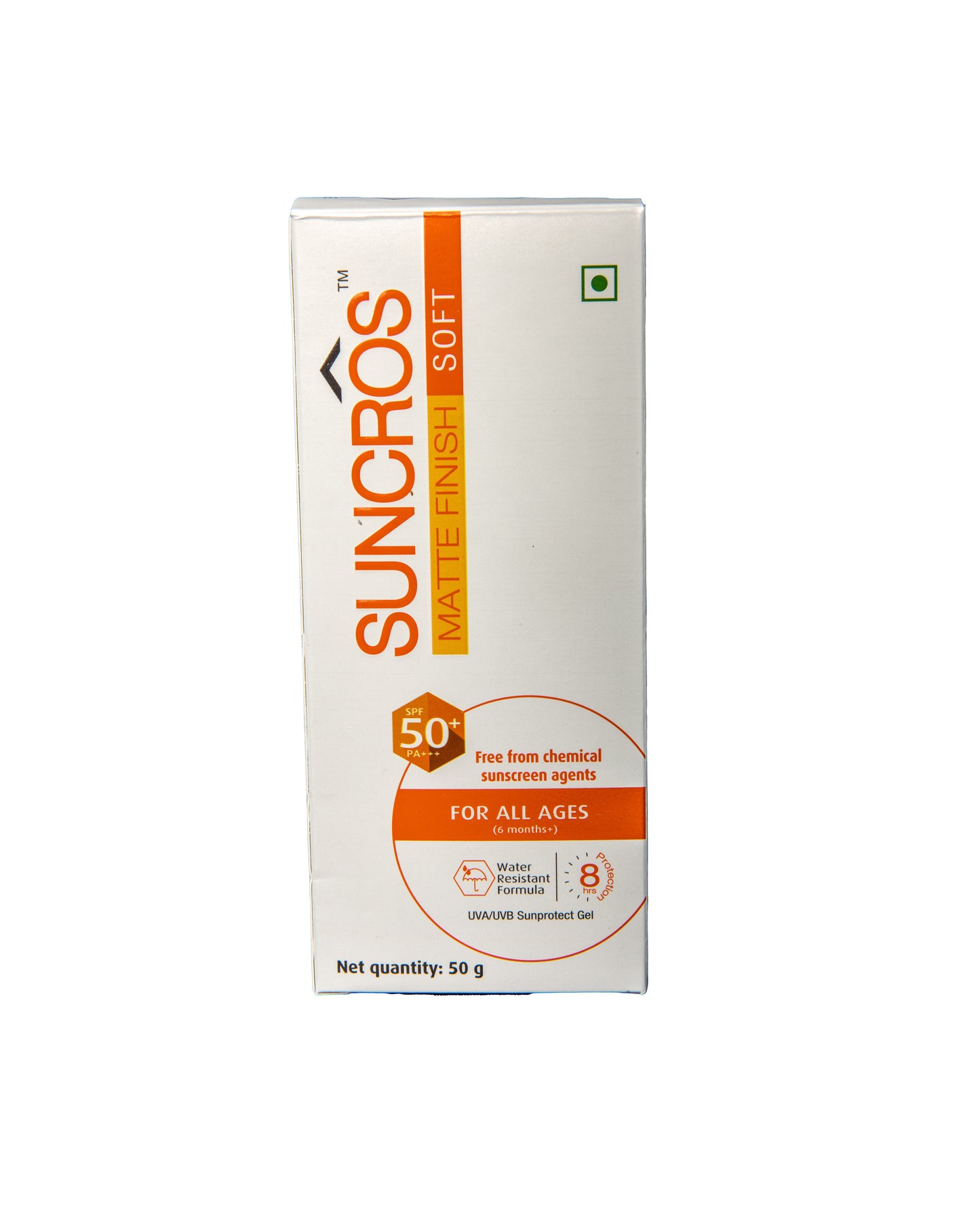 Suncros Matte Finish Sunscreen SPF 50+
