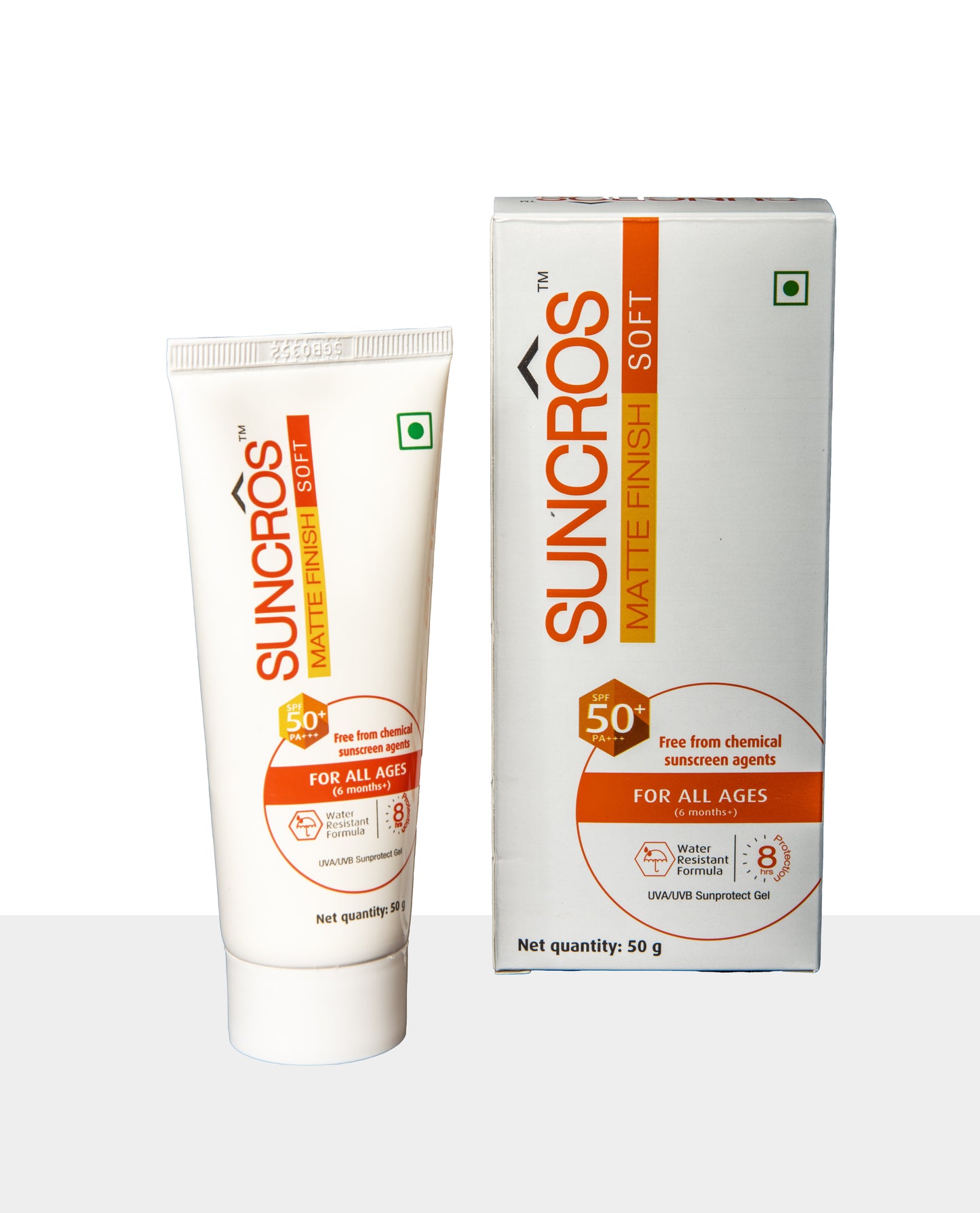 Suncros Matte Finish Sunscreen SPF 50+