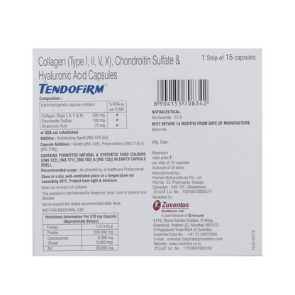 Tendofirm Capsule 15's