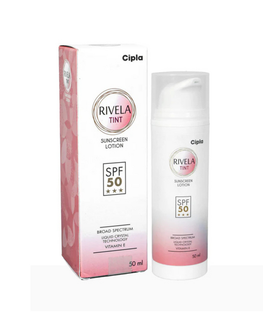 Rivela Tint Sunscreen Lotion SPF 50