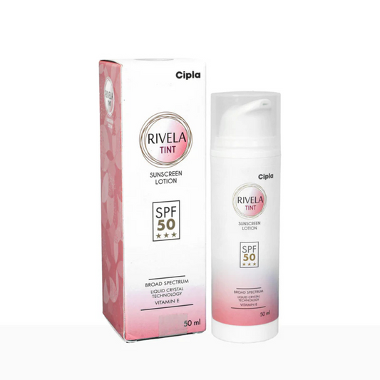 Rivela Tint Sunscreen Lotion SPF 50 | 50ml