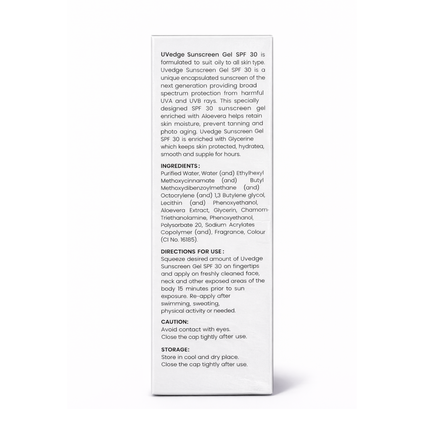 UVedge Sunscreen Gel SPF 30 | 50g