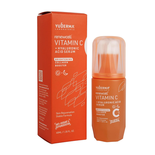 YUDERMA Renewcell Vitamin C + Hyaluronic Acid Serum, 40 Ml