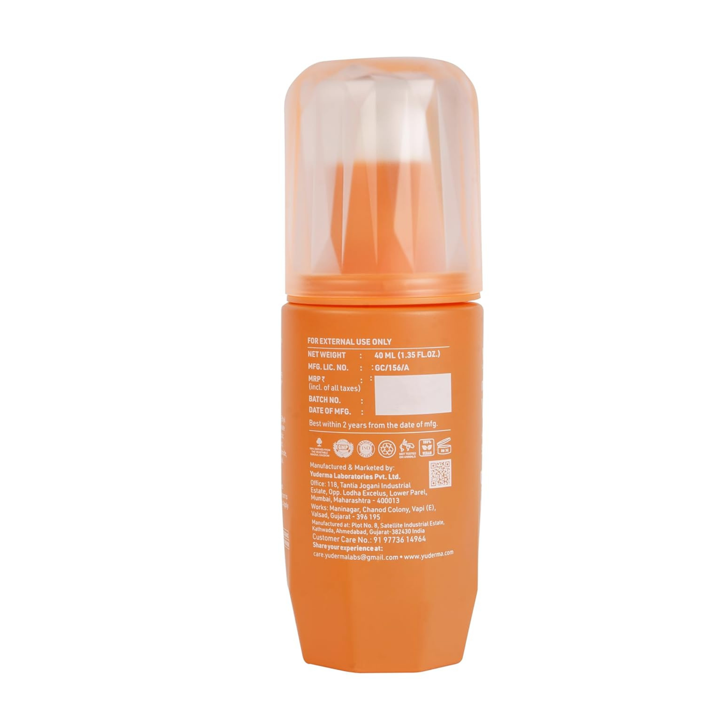 YUDERMA Renewcell Vitamin C + Hyaluronic Acid Serum, 40 Ml